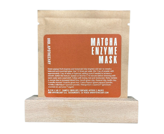 Matcha Enzyme Mask Sample In Biodegradable Envelope